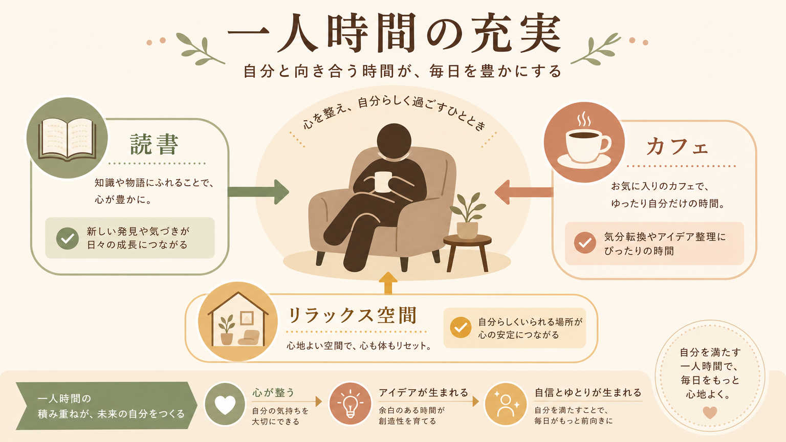 一人時間の楽しみ方とは？結論からわかる充実させるコツ